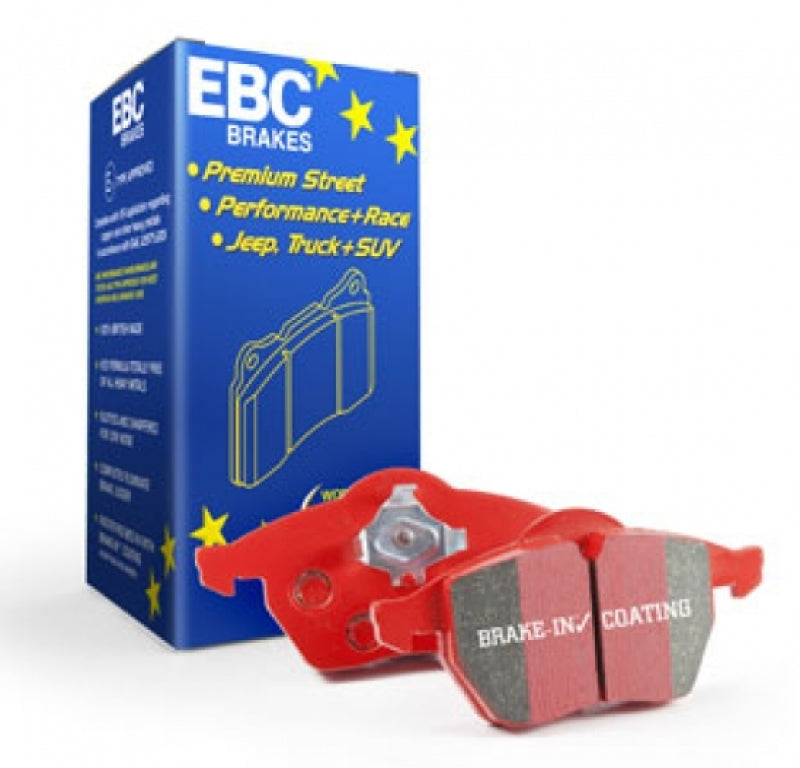 EBC Redstuff Brake Pad Sets - EBC 19+ Ford Edge ST 4WD 2.7TT w/o Performance Brake Package Redstuff Front Brake Pads