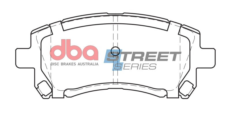 DBA Street Series Brake Pads - DBA 98-02 Subaru Forester Front Street Series Brake Pads