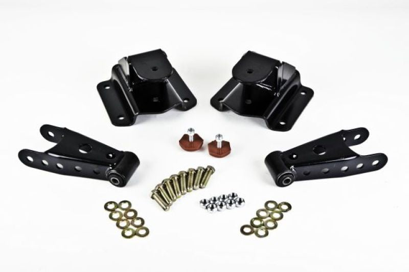 BT Shackle Kit - Belltech SHACKLE AND HANGER KIT 94-99 RAM 1500 StdCab 4inch