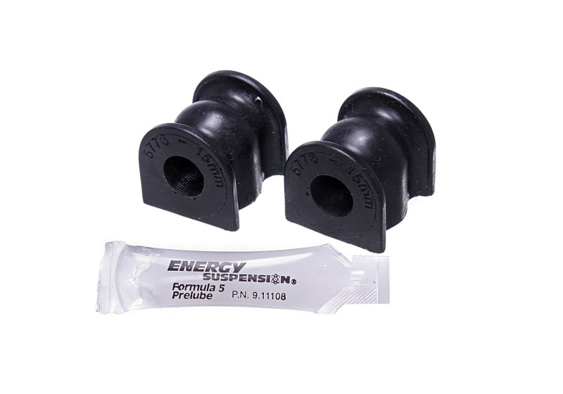 ES Sway Bar Bushings - Black - Energy Suspension 04-05 Acura TSX Black 15mm Rear Sway Bar Bushing Set