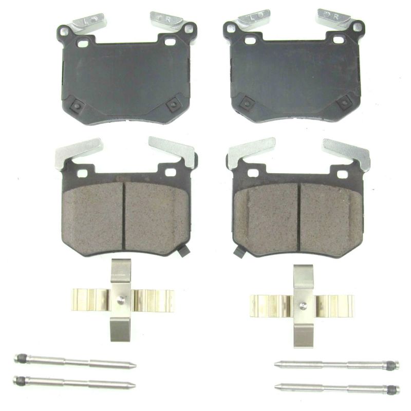 PSB Z17 Evolution Brake Pads - Power Stop 18-19 Kia Stinger Rear Z17 Evolution Ceramic Brake Pads w/Hardware