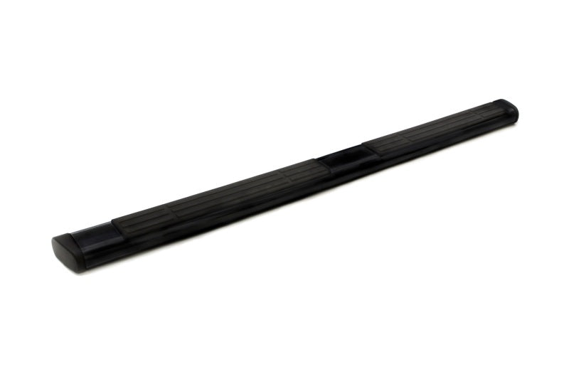 LND Nerf Bars - Black - Lund 07-17 Chevy Silverado 1500 Ext. Cab 6in. Oval Straight Black Nerf Bars - Black
