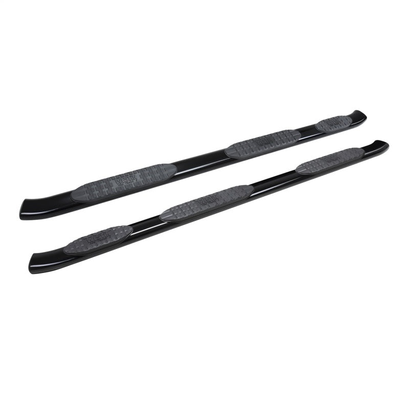 WES Nerf Bars - PRO TRAXX 5 - Westin 19-22 RAM 1500 Quad Cab 6.5ft Bed (Excl. Classic) PRO TRAXX 5 Oval W2W Nerf Step Bars - Blk