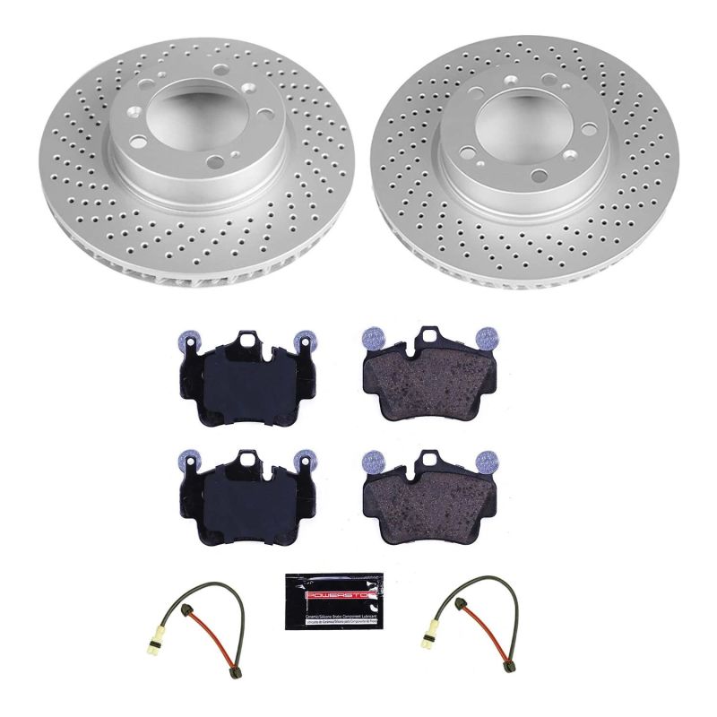 PSB Euro-Stop Kit - Power Stop 2005 Porsche 911 Front Euro-Stop Brake Kit