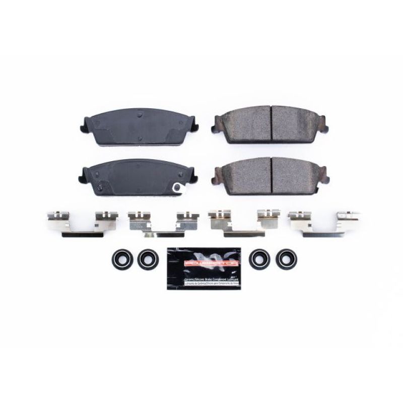 PSB Z23 Evolution Brake Pads - Power Stop 99-00 Cadillac Escalade Rear Z23 Evolution Sport Brake Pads w/Hardware