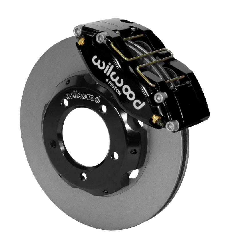 WIL Dynapro Brake Kit - Wilwood Dynapro Radial Front Kit 11in Rotors Black 61-67 Jaguar XKE w/ Lines