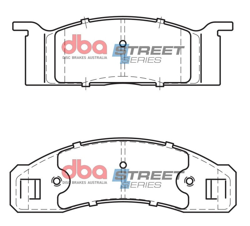 DBA Street Series Brake Pads - DBA 70-71 Ford Torino Front Street Series Brake Pads