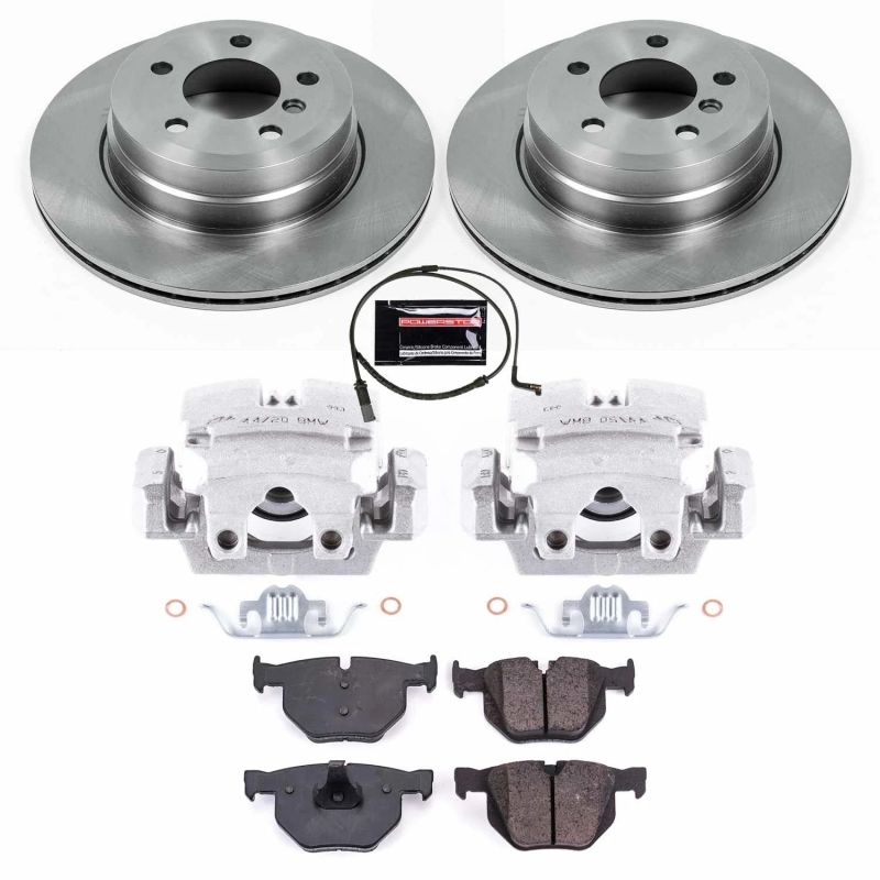 PSB Autospecialty Kit w/Cals - Power Stop 07-15 BMW X5 Rear Autospecialty Brake Kit w/Calipers