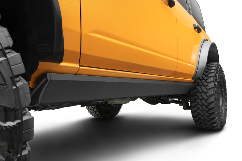 GOR RealTruck VoltStep Running Boards - RealTruck 21-24 Ford Bronco 4dr VoltStep Electric Running Board Kit (No Drill) - Tex. Blk