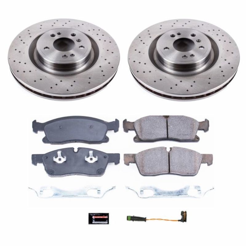 PSB Autospecialty Kit - Power Stop 2016 Mercedes-Benz GLE300d Front Autospecialty Brake Kit