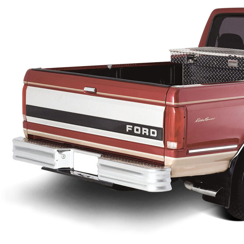 WES Fey Diamondstep Bumpers - Westin/Fey 67-96 F-Series Style Side / 97-98 F-250/350 HD Diamondstep Universal Bumper - Chrome