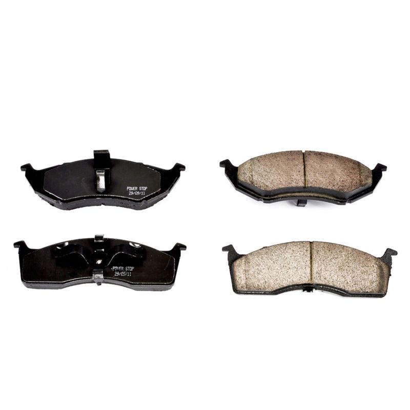 PSB Z16 Evolution Brake Pads - Power Stop 1997 Chrysler Intrepid Front Z16 Evolution Ceramic Brake Pads