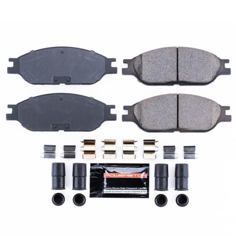 PSB Z23 Evolution Brake Pads - Power Stop 99-03 Ford Windstar Front Z23 Evolution Sport Brake Pads w/Hardware