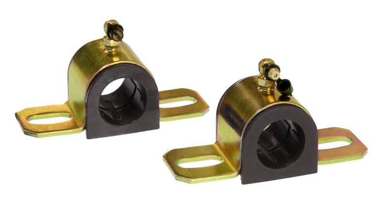 PRO Sway/End Link Bush - Blk - Prothane Universal 90 Deg Greasable Sway Bar Bushings - 1 1/8in - Type B Bracket - Black