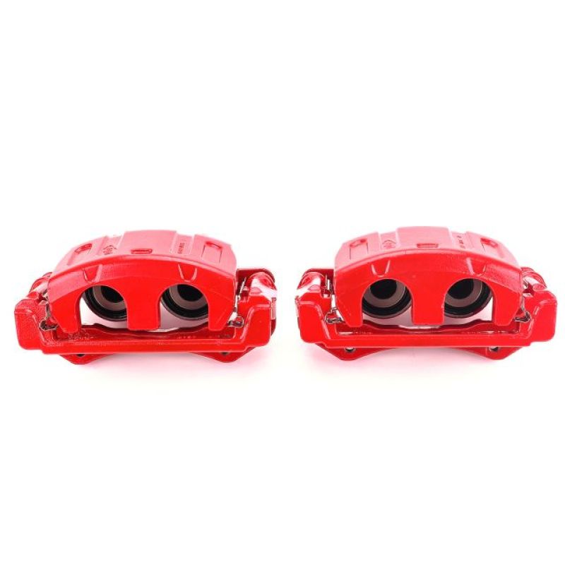 PSB Red Calipers - Power Stop 05-07 Ford Five Hundred Front Red Calipers w/Brackets - Pair