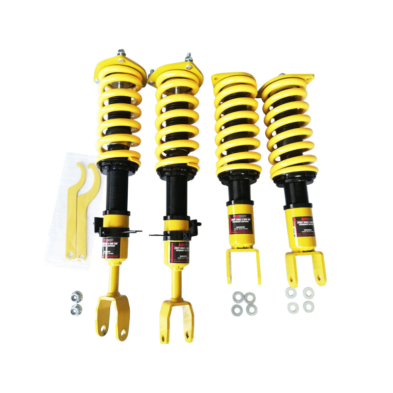BX Street Coilovers - BLOX Racing 03-08 Nissan G35/350Z - Non-Adjustable Damping Street Series II Coilovers