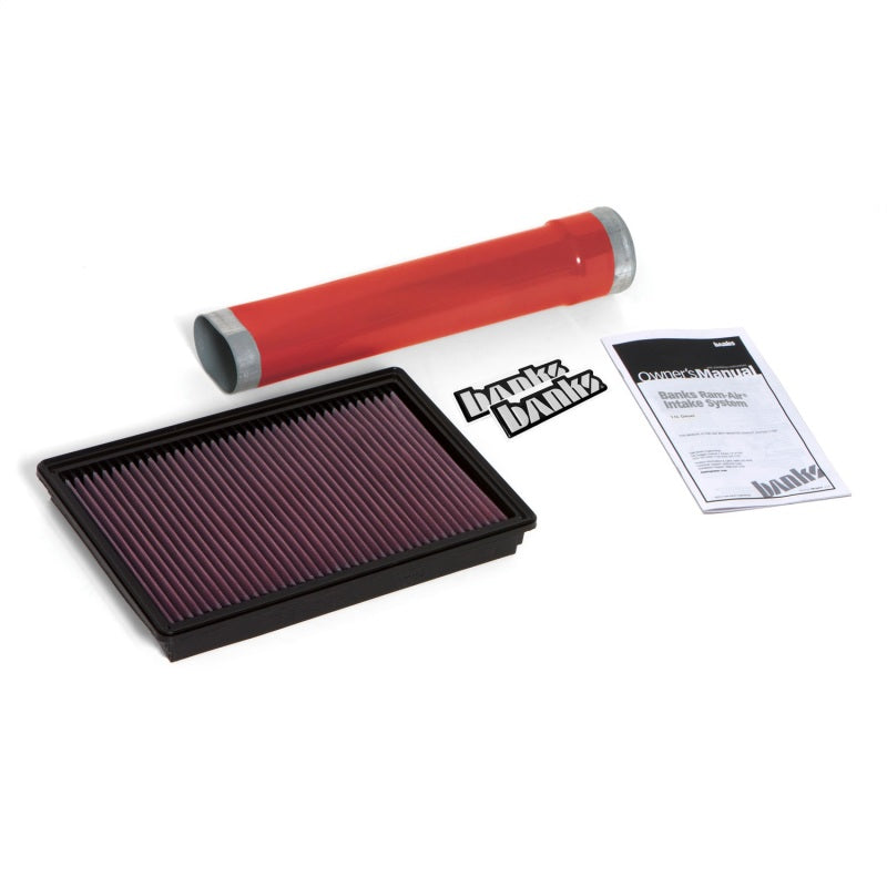 GBE Ram-Air Intake Systems - Banks Power 14-15 Ram 1500 3.0L EcoDiesel Ram-Air Intake System w/ Silencer Delete Tube