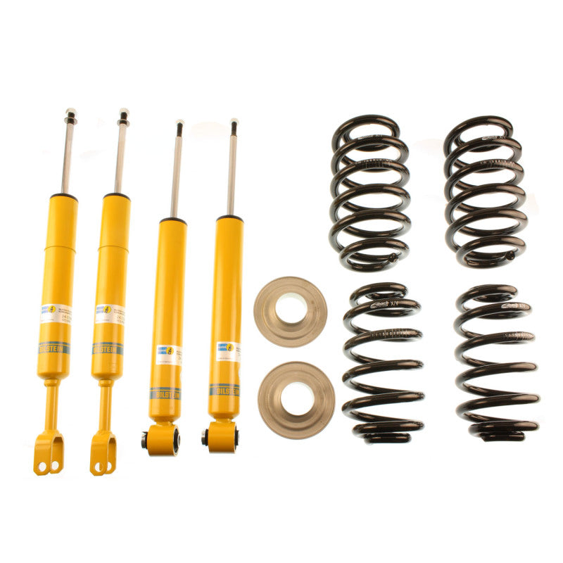 BIL B12 Series Suspension Kits - Bilstein B12 2003 Audi A4 Quattro Base Front and Rear Complete Suspension Kit