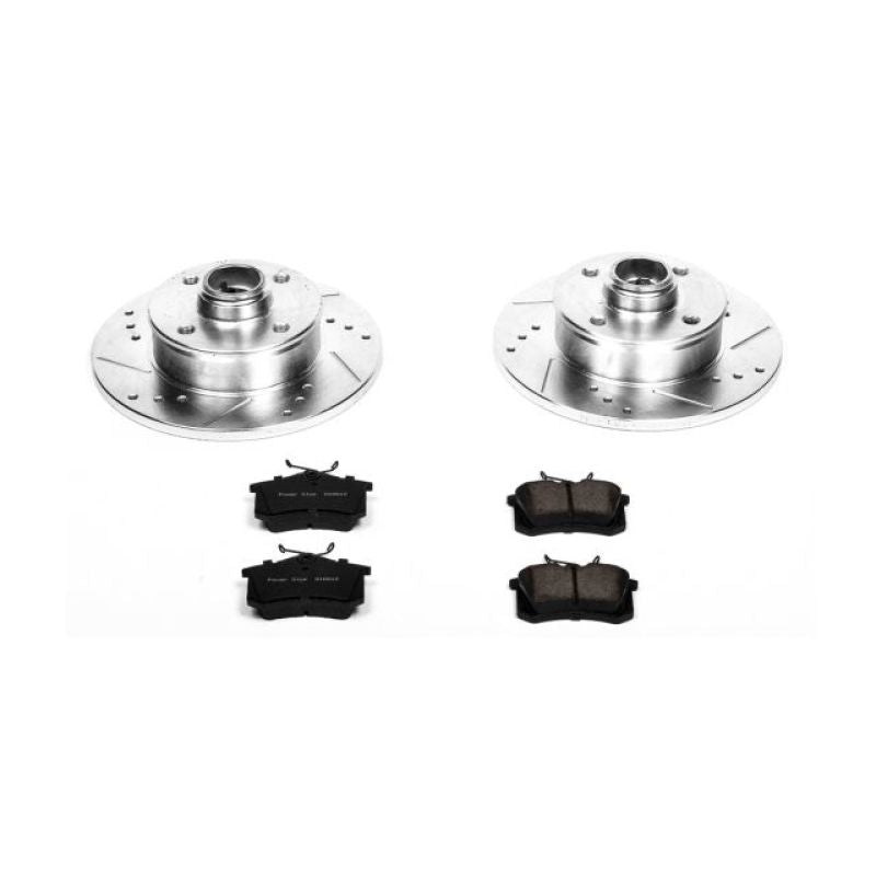 PSB Z23 Evolution Kit - Power Stop 90-92 Volkswagen Corrado Rear Z23 Evolution Sport Brake Kit