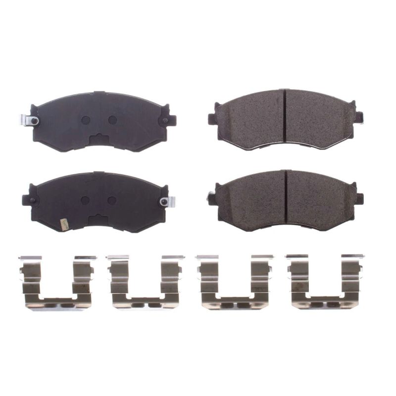 PSB Z17 Evolution Brake Pads - Power Stop 91-96 Infiniti G20 Front Z17 Evo Ceramic Brake Pad w/Hardware