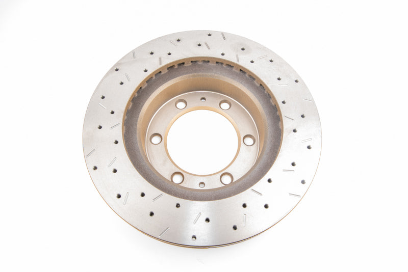 DBA 4000 Slot&Drill Rotors - DBA 05-09 Toyota Tacoma (6 lugs) / 06+ Lexus GX470 Front Drilled & Slotted 4000 Series Rotor