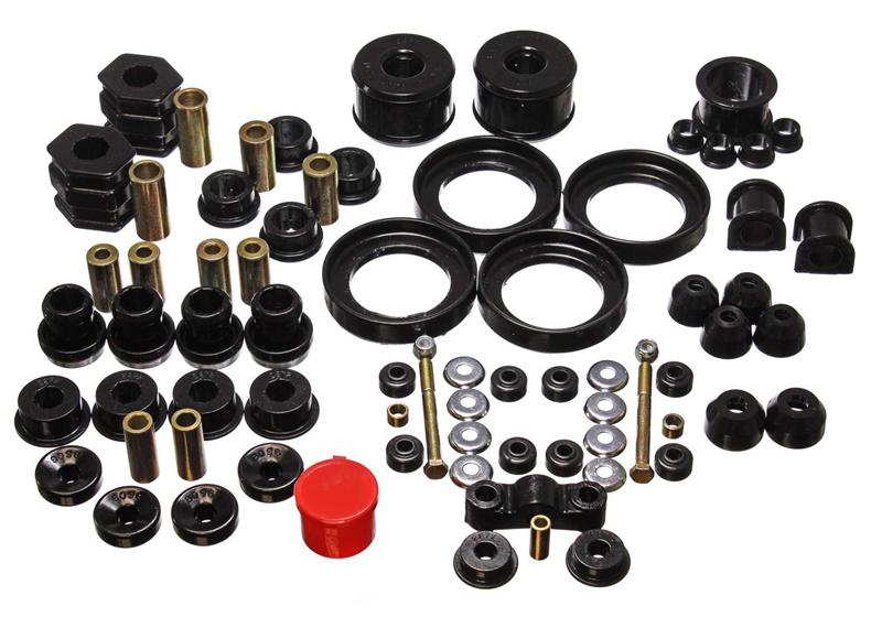 ES Hyper-Flex Sets - Black - Energy Suspension 96-00 Honda Civic/CRX Black Hyper-Flex Master Bushing Set