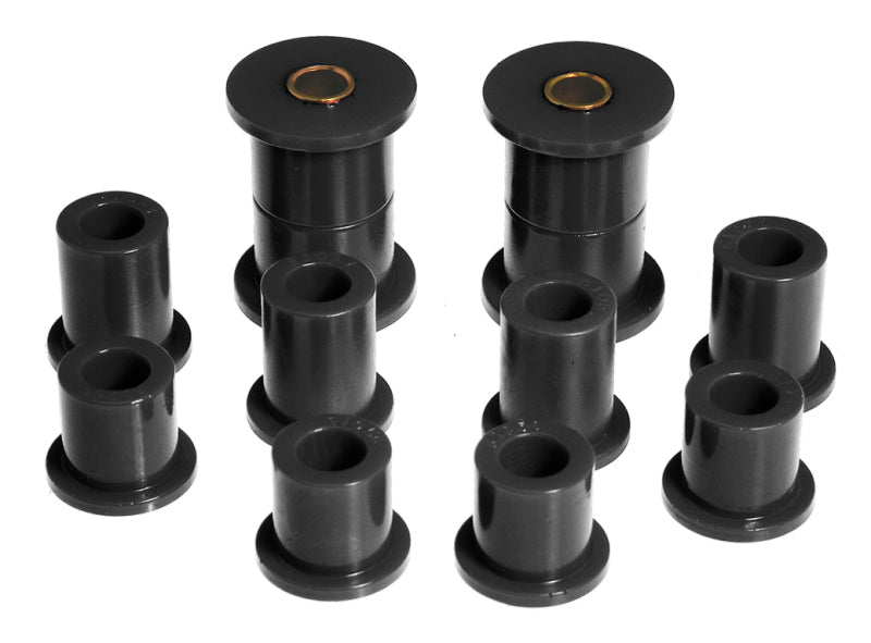 PRO Spring/Shackle Bush- Blk - Prothane 89-95 Toyota Truck 2wd Rear Spring & Shackle Bushings - Black