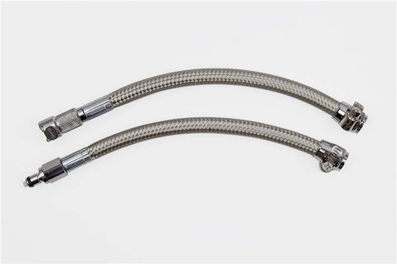 GR PWS Brake Line Fittings - Goodridge HD Crossover Lines w/Stainless Steel Hose