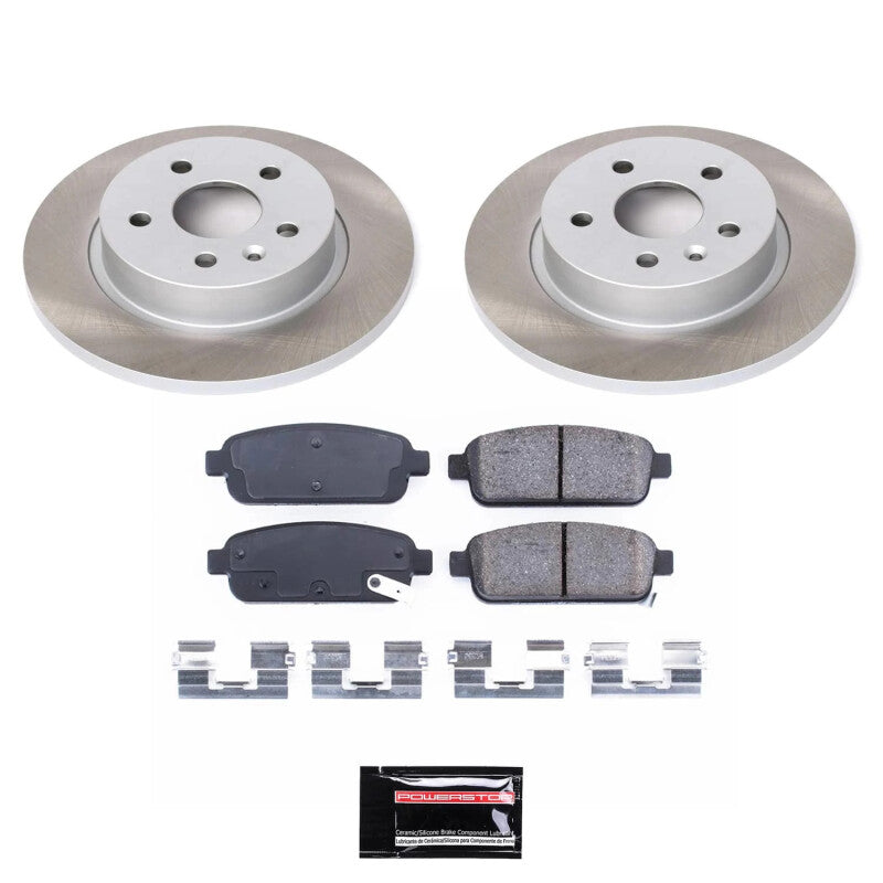 PSB Semi-Coated Rotor Kits - Power Stop 15-17 Chevrolet Trax Rear Semi-Coated Rotor Kit