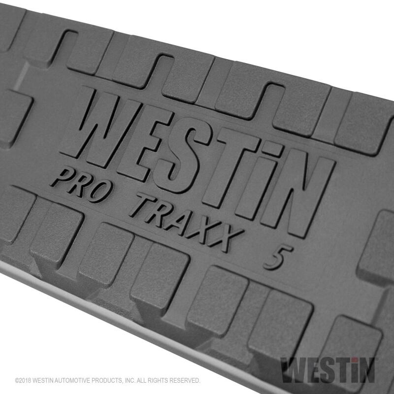 WES Nerf Bars - PRO TRAXX 5 - Westin 2005-2017 Toyota Tacoma Double Cab PRO TRAXX 5 Oval Nerf Step Bars - SS