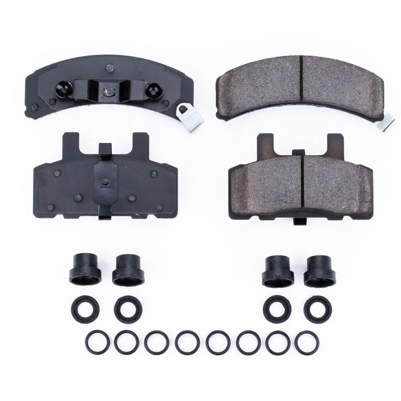 PSB Z17 Evolution Brake Pads - Power Stop 1993 Cadillac 60 Special Front Z17 Evolution Ceramic Brake Pads w/Hardware