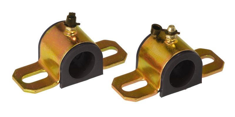 PRO Sway/End Link Bush - Blk - Prothane Universal Greasable Sway Bar Bushings - 24MM - Type A Bracket - Black