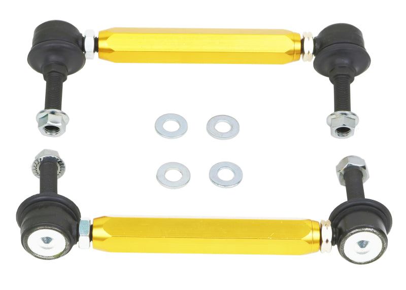WL Sway Bar Links - Whiteline Universal Swaybar Link Kit-Heavy Duty Adjustable Ball Joint
