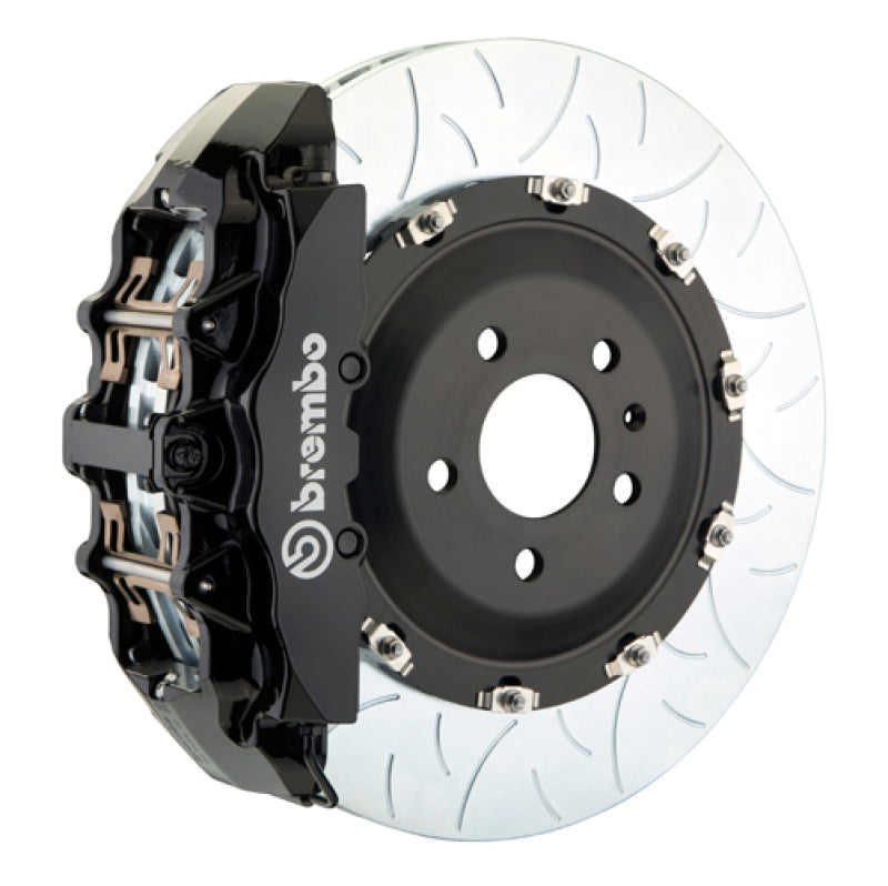 BRB Big Brake Kits - Brembo 08-13 M3 (E90/E92/E93) Front GT BBK 6 Piston Cast 380x34 2pc Rotor Slotted Type-3-Black