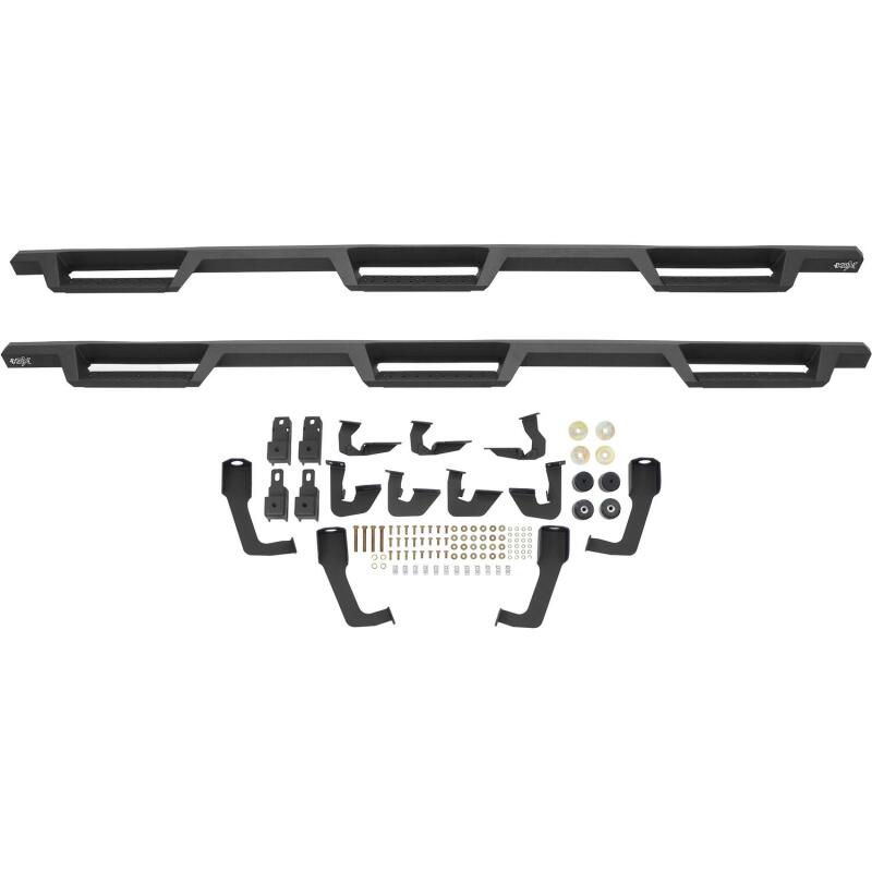 WES Nerf Bars - HDX Drop - Westin/HDX 07-19 Chevy Silv 2500/3500 Crew (8ft) (Excl Dually) Drop WTW Nerf Step Bars - Blk