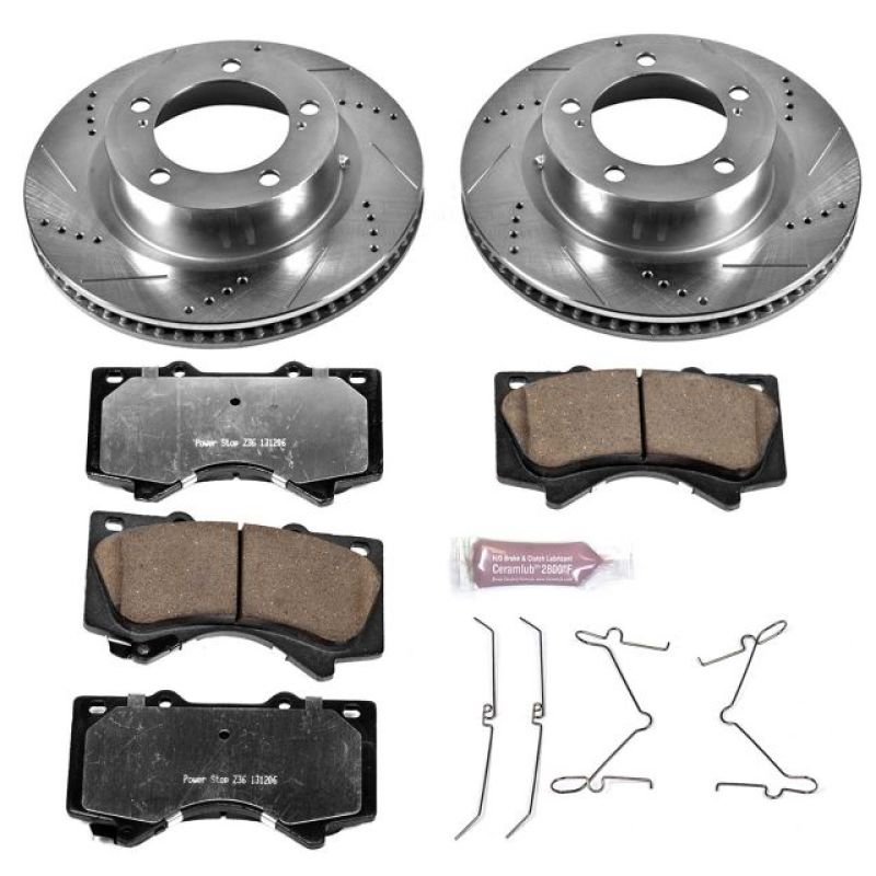 PSB Z36 Truck & Tow Kit - Power Stop 08-11 Lexus LX570 Front Z36 Truck & Tow Brake Kit