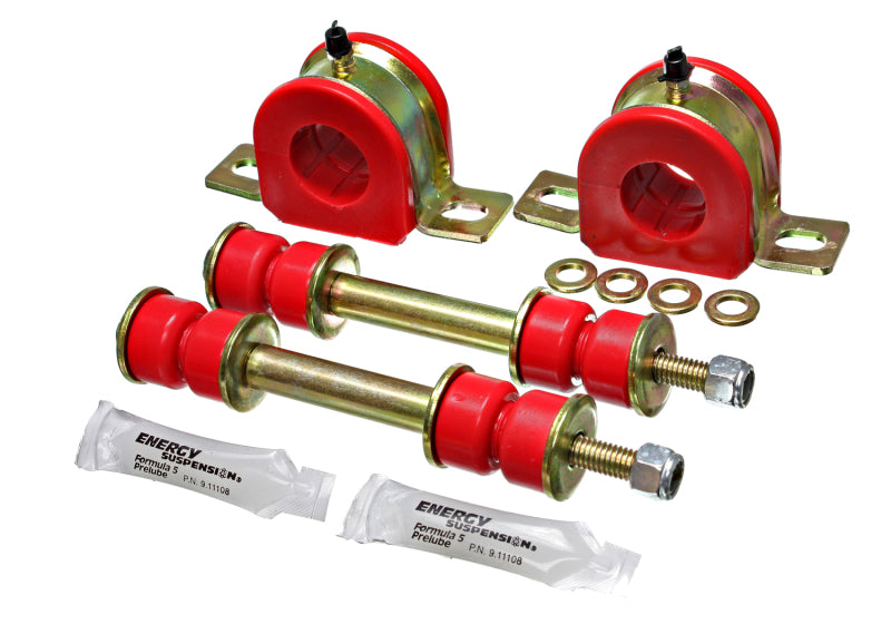 ES Sway Bar Bushings - Red - Energy Suspension 85-89 Ford Astro Van 2WD 1-1/4in Front Sway Bar Bushing Set - Red