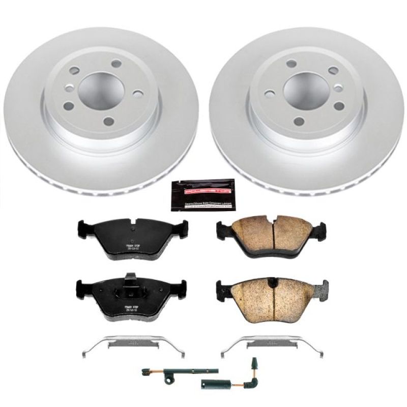 PSB Z23 Evolution Coated Kit - Power Stop 04-10 BMW X3 Front Z23 Evolution Sport Coated Brake Kit