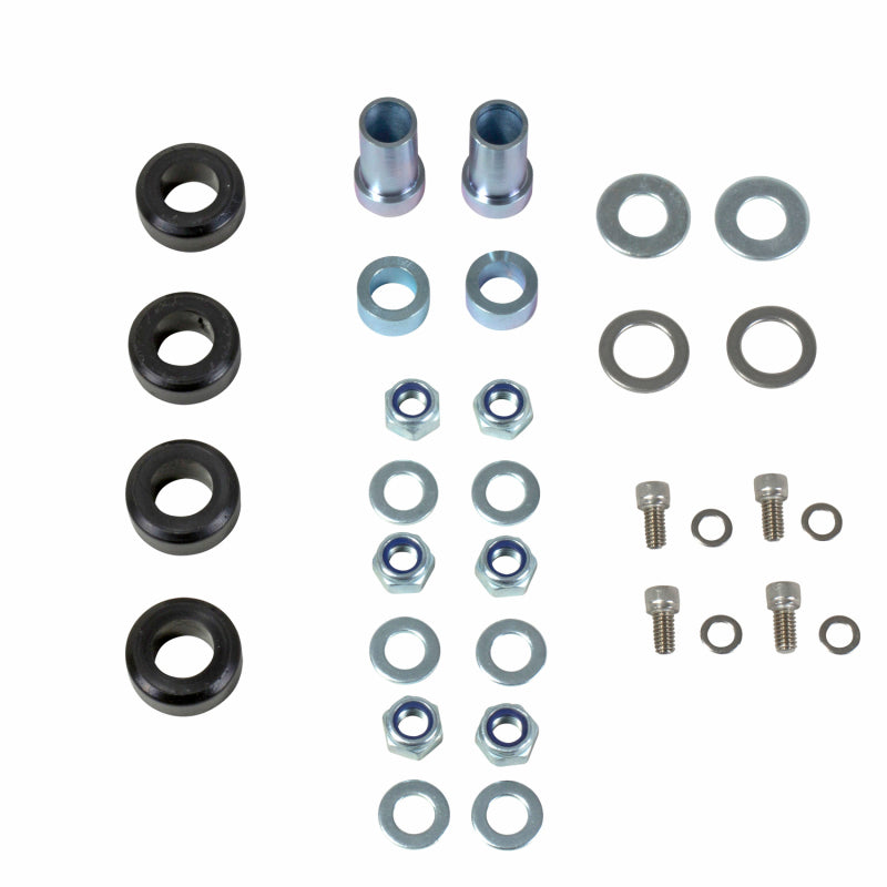 BBK Caster Camber Plate Kit - BBK 79-93 Mustang Caster Camber Plate Kit - Silver Anodized Finish