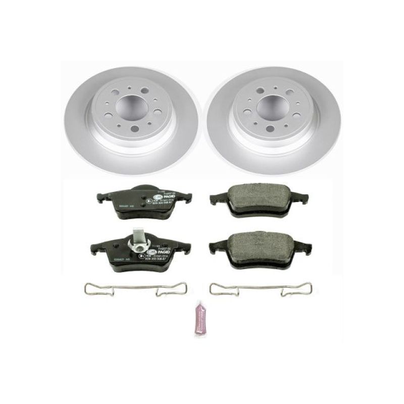 PSB Euro-Stop Kit - Power Stop 01-09 Volvo S60 Rear Euro-Stop Brake Kit