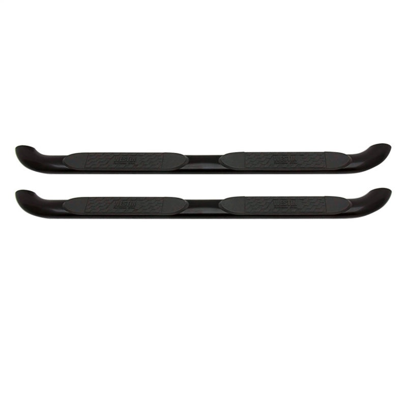 WES Nerf Bars - Platinum 4 - Westin 2005-2018 Toyota Tacoma Double Cab Platinum 4 Oval Nerf Step Bars - Black