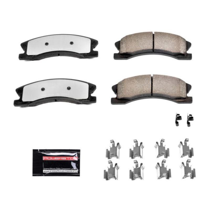 PSB Z36 Truck & Tow Brake Pads - Power Stop 99-04 Jeep Grand Cherokee Front Z36 Truck & Tow Brake Pads w/Hardware
