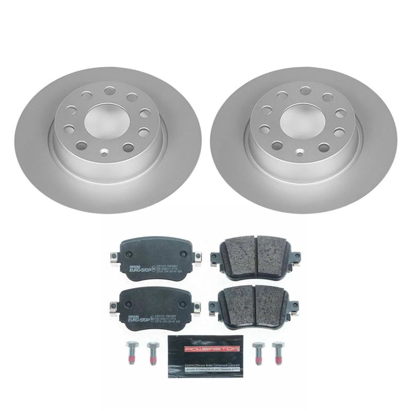 PSB Euro-Stop Kit - Power Stop 15-18 Volkswagen GTI Rear Euro-Stop Brake Kit