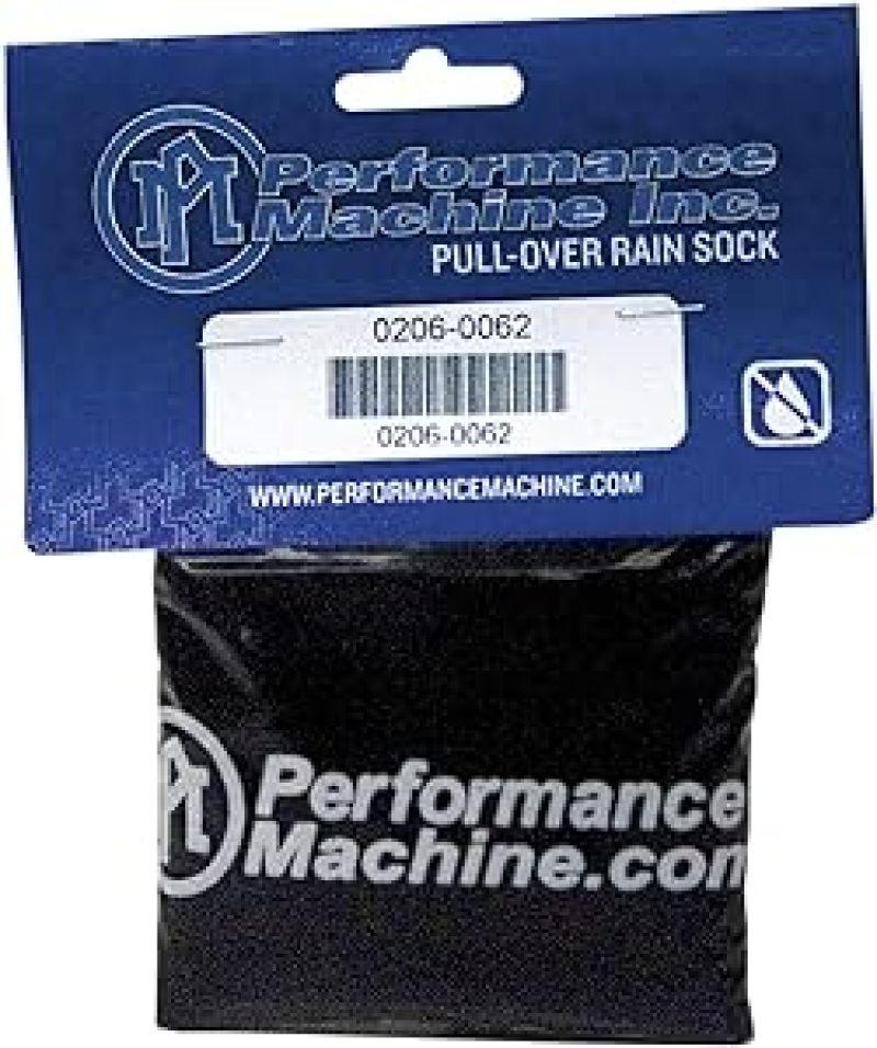 PFM Air Cleaners - Performance Machine Super Gas Air Cleaner and Universal Pull-Over Rain Sock
