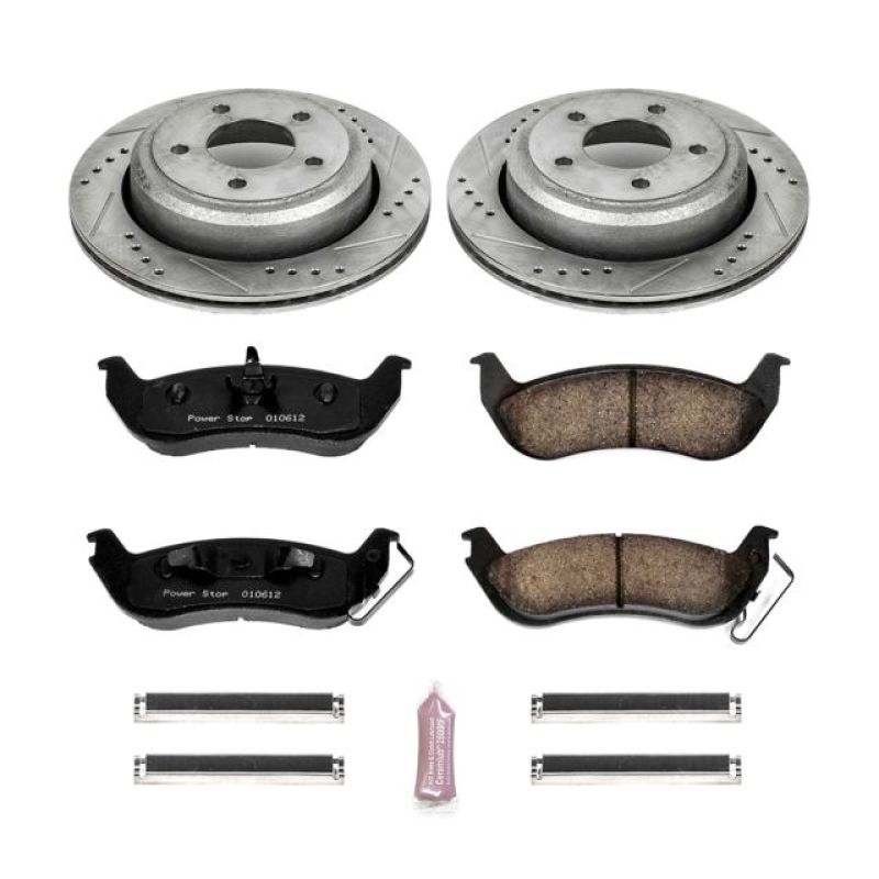 PSB Z23 Evolution Kit - Power Stop 10-11 Ford Ranger Rear Z23 Evolution Sport Brake Kit