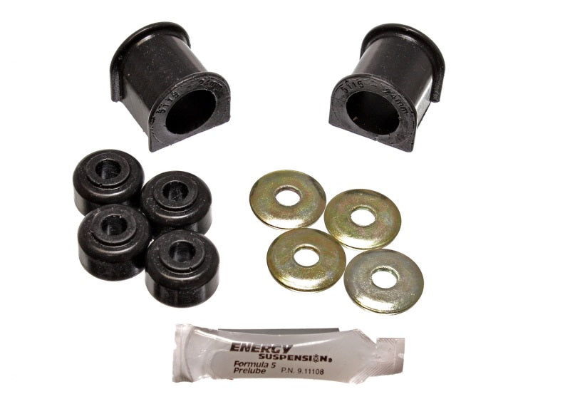 ES Sway Bar Bushings - Black - Energy Suspension 24Mm Front Stabilizer Bushings - Black