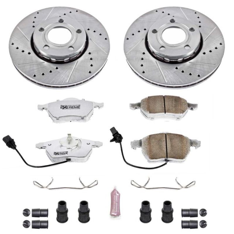 PSB Z26 Street Warrior Kit - Power Stop 99-04 Audi A4 Front Z26 Street Warrior Brake Kit