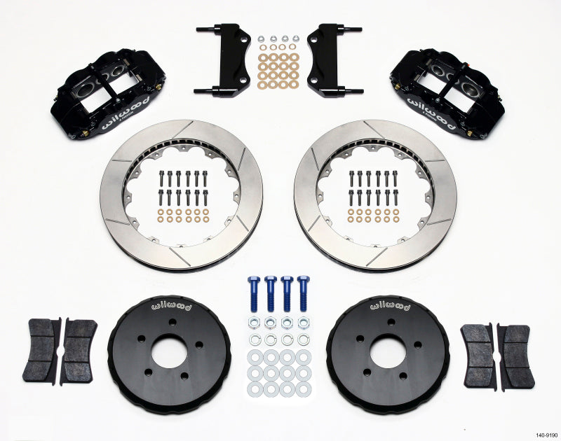 WIL Superlite Brake Kit - Wilwood Narrow Superlite 6R Front Hat Kit 13.06in Nissan 350Z/Fiti G35