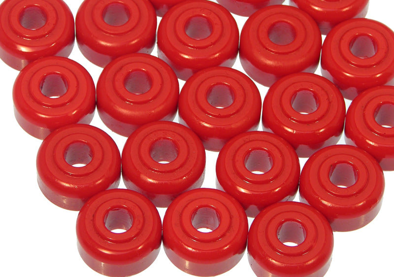 PRO Sway/End Link Bush - Red - Prothane Universal End Link Bushings - 5/8 x 1.15in OD x 3/8in ID - Red