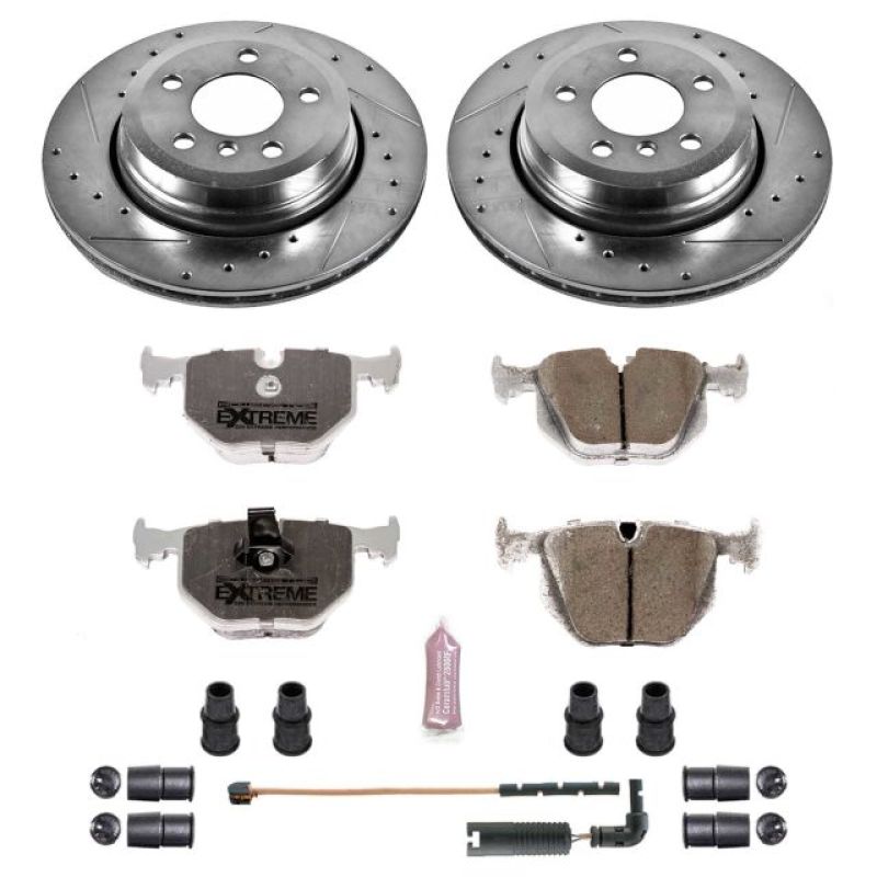 PSB Z26 Street Warrior Kit - Power Stop 04-10 BMW X3 Rear Z26 Street Warrior Brake Kit